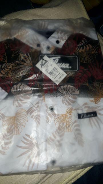 Supplier Kemeja Pria Cowok Casual Lengan Pendek Motif Biru Tua Corak Batik Shell Keren Dan Gaya