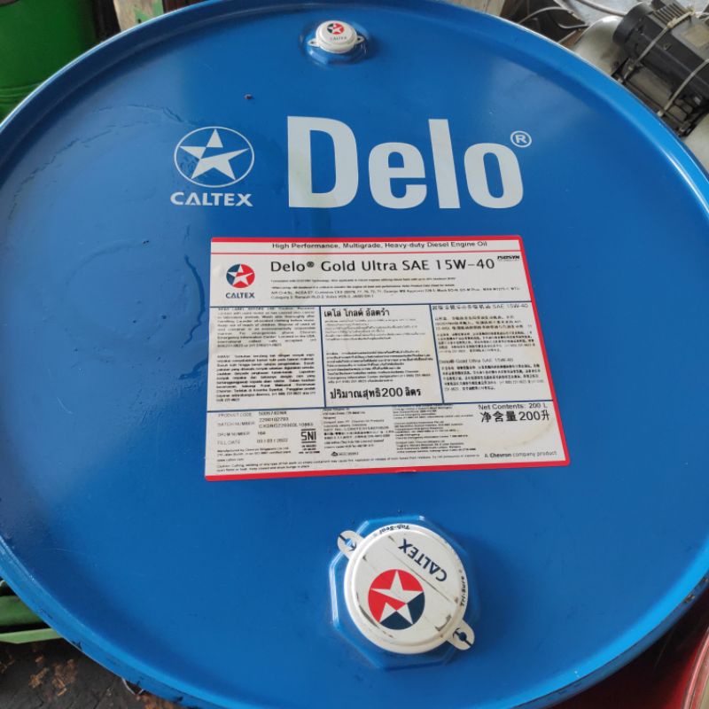 Caltex Delo Gold Ultra 15W-40 API CI-4/SL 1Liter Repack dari drum