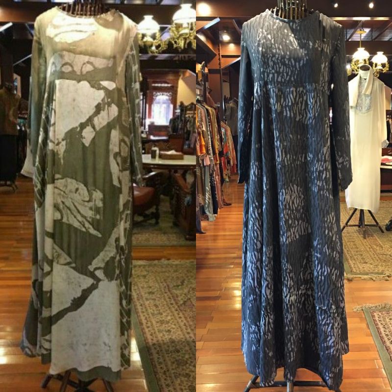 Gaudia Dress Tissue by Dian Pelangi TERBARU Busana Muslim Gaun Batik Pesta Wanita Cantik Casual