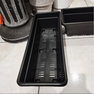 Pot Persegi panjang S hitam Bahan plastik bagus Shopee Pot Persegi panjang S hitam Bahan plastik bagus Shopee
