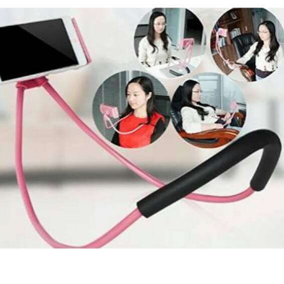 Stok terbaru lazyneck tongsis leher alat bantu nonton video hp lazypod holder handphone tongsis serb