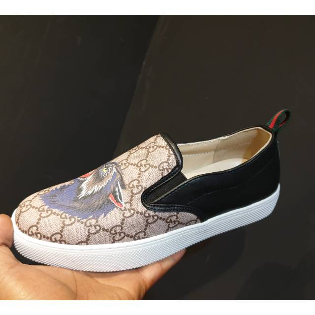 Gucci sneakers slip on premium original