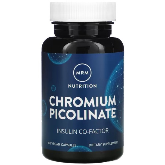 MRM Chromium Picolinate 200 mcg 100 Vegan Mengurangi Kadar Gula USA