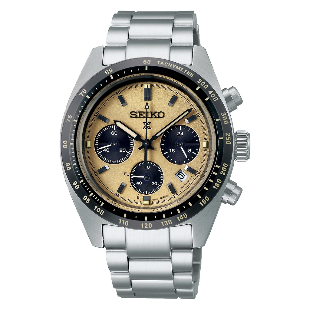 Seiko Prospex SSC817P1 Solar Speedtimer Cream Dial Chronograph - Jam Tangan Pria