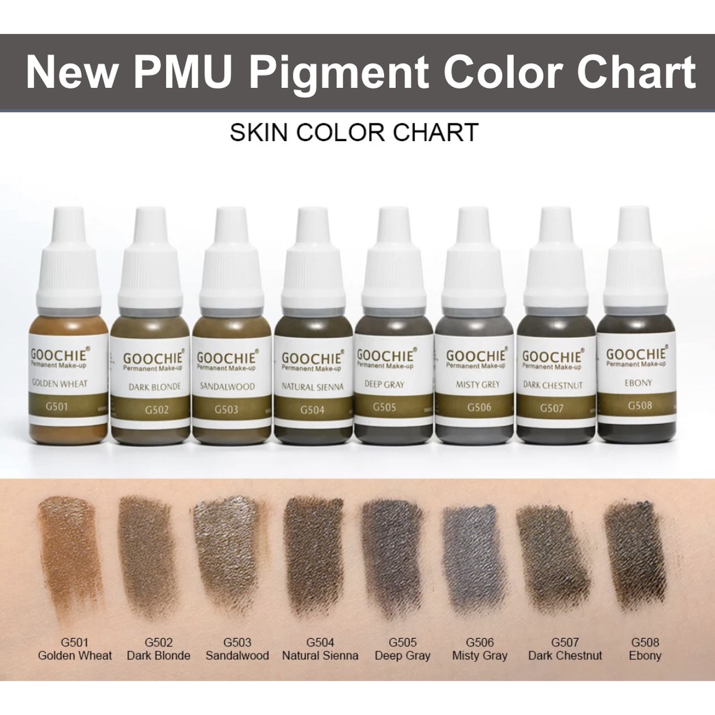 GOOCHIE/MASTOR PIGMENT TINTA SULAM ALIS/EYEBROW BOTOL SAMPEL 6ML