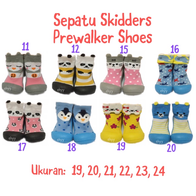 Prewalker Shoes Skidders Just To You Sepatu Bayi Alas Karet SNI