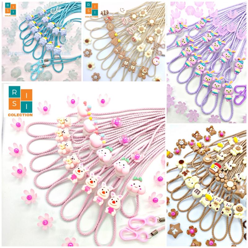 Tali Kalung konektor Strap Masker Hijab 2in1 Headloop Tali Korea Elastis Anak dan Dewasa