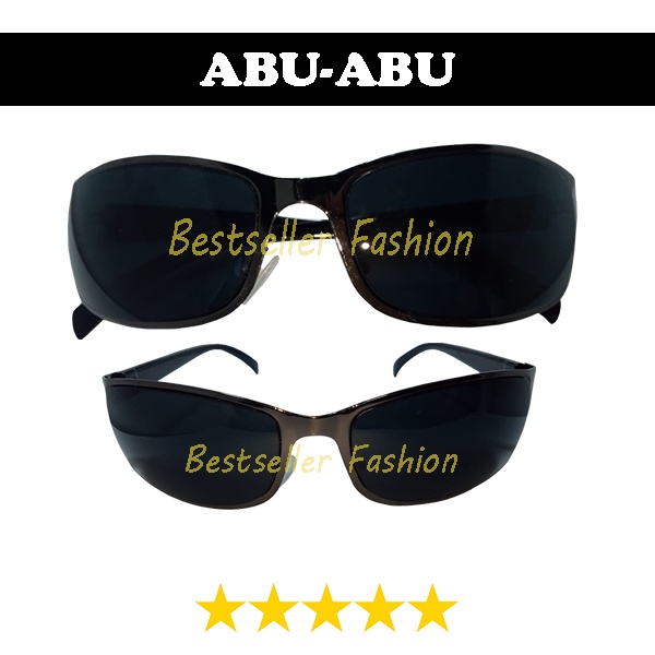 Kacamata Hitam Cowok Cewek Sport Anti UV Bersepeda Berkendara Kacamata Gaya Fashion Outdoor Frame Metal