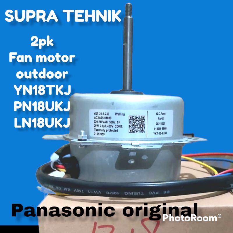 fan motor outdoor ac panasonic 2pk original