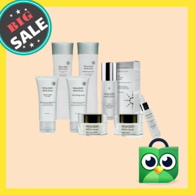 [HEMAT] Paket Wardah White Secret 5in1 ANTI KULIT WAJAH KUSAM PROMO Lc