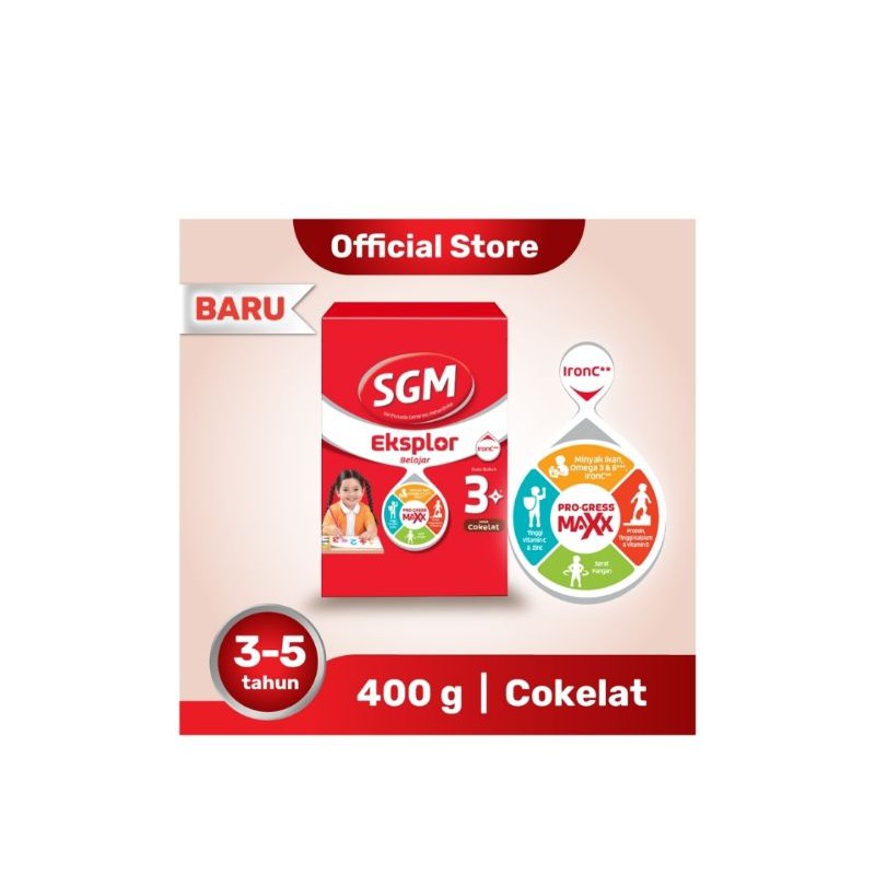 

SGM Eksplor 3+ Pro-Gressmaxx Cokelat 400gr