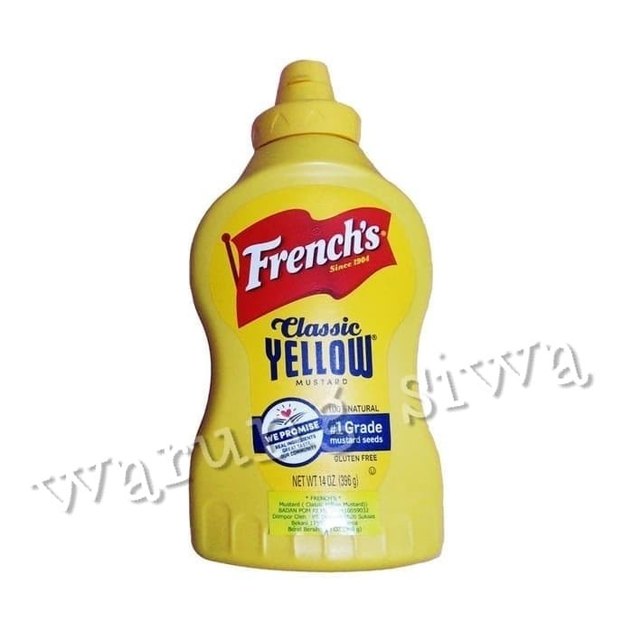 

french's classic yellow mustard 14 0z btl ( 396 gram)