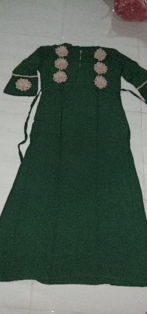 Gamis Daster Arab Sabrina Renda Motif Terbaru Busui Rayon Tebal Terlaris Longdres Grosir Daster Arab