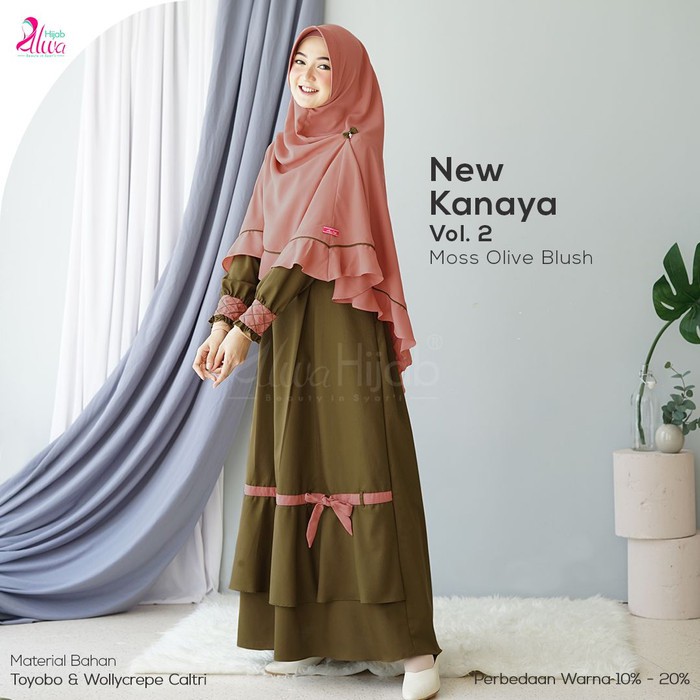 GAMIS KANAYA  1 SET KHIMAR || ALWA HIJAB