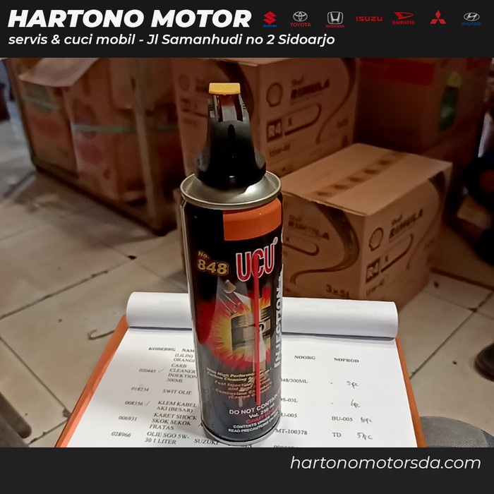 UCU CARBURATOR CARB CLEANER INJECTION 300ML 848