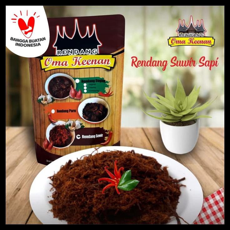 

Oma Keenan Rendang Daging Sapi Suwir - 200Gr