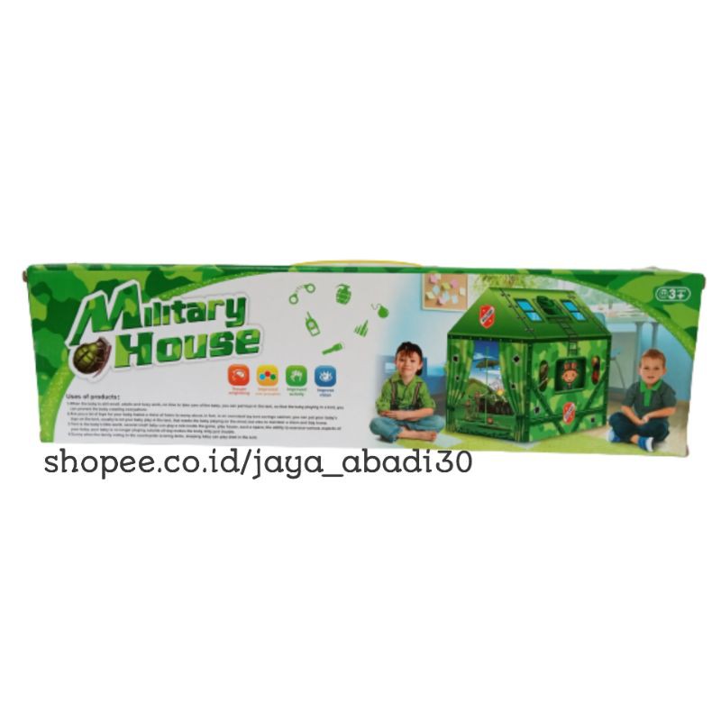 MAINAN TENDA ANAK TEMA MILITARY HOUSE 5007A-9D