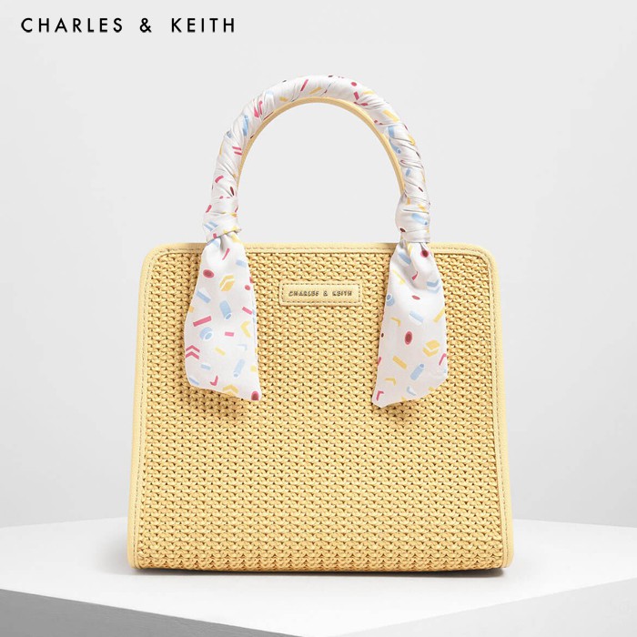 Tas Abg Charles And Keith Fashion Wanita Selempang Import Batam Murah CNK - KYB6181 Yellow