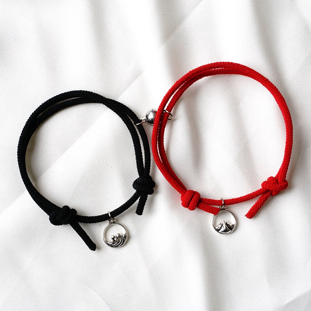 Hu Hu Hu Hu Hu Alat Bantu Pasang Kacamata♡ 2pcs Gelang Magnet Adjustable Untuk Pasangan