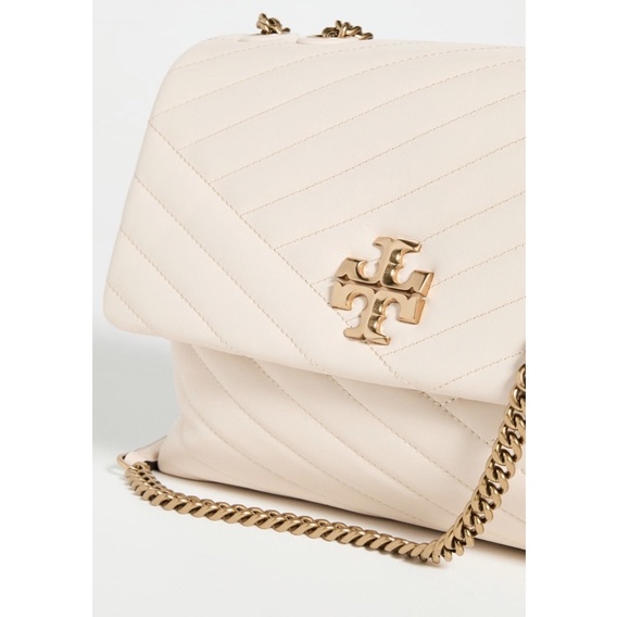 Tory Burch Small Kira Chevron Ivory