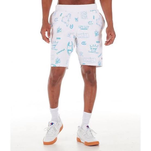 reverse weave cut off shorts