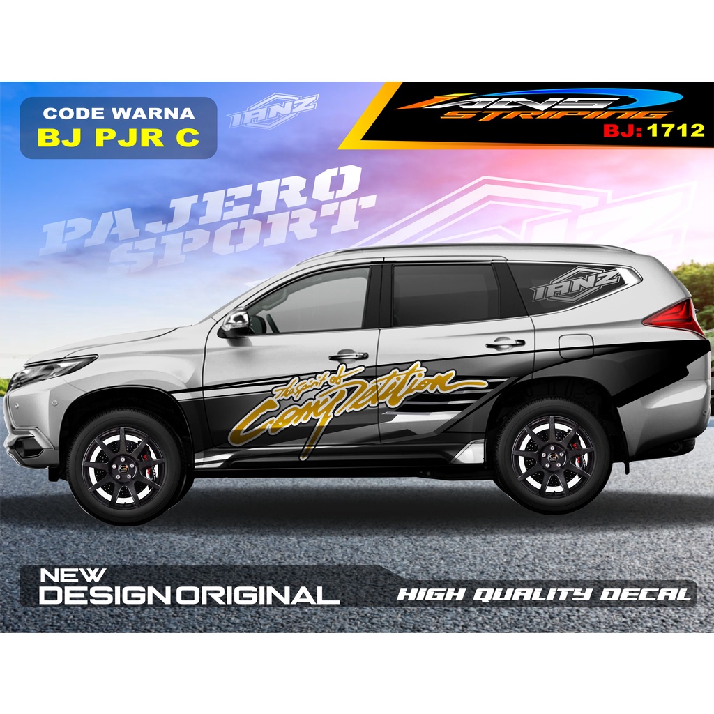 STICKER VARIASI MOBIL FORTUNER / STIKER MOBIL GRAND LIVINA / VARIASI STIKER PAJERO / STIKER MOBIL