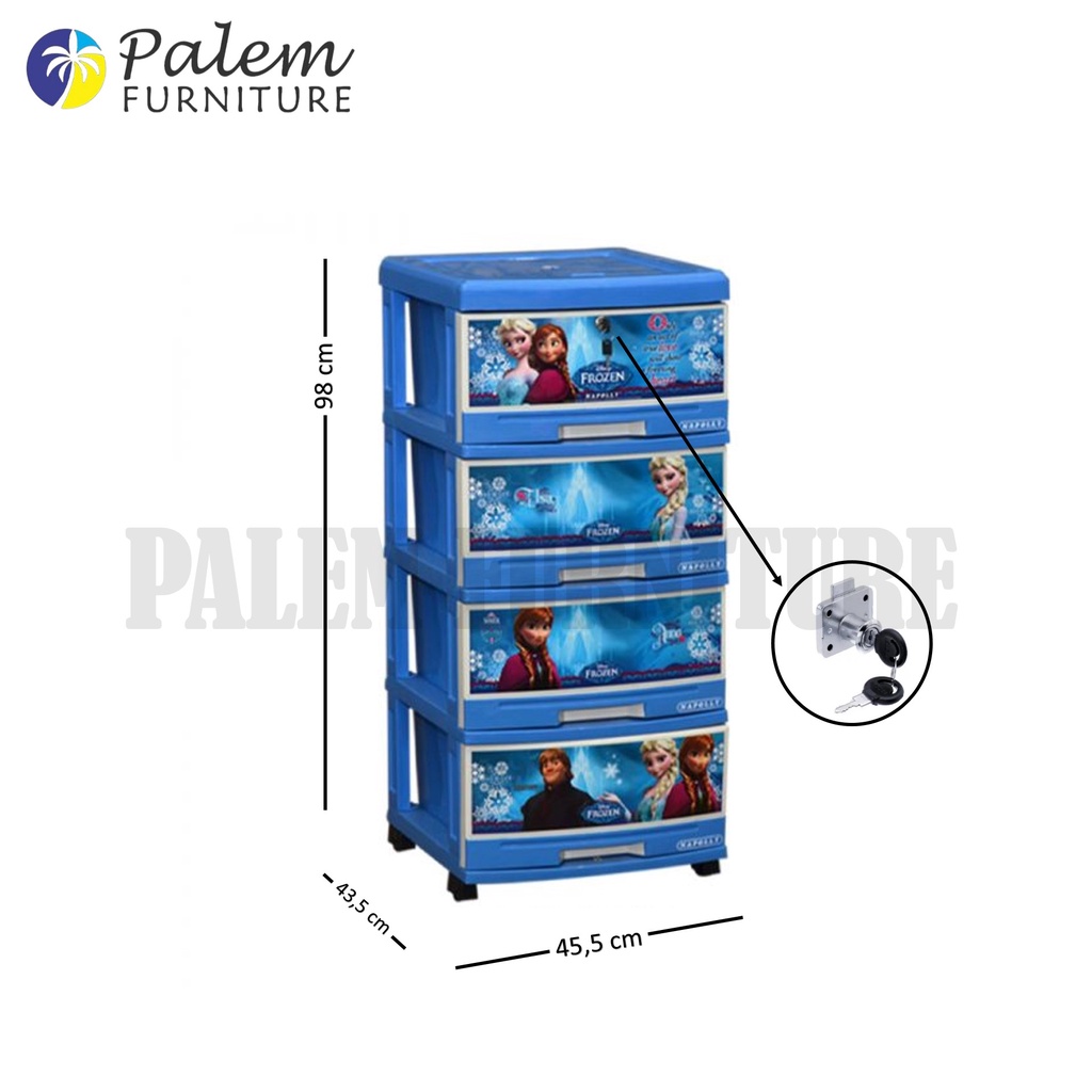 Lemari Plastik Napolly SFC 4000 Frozen