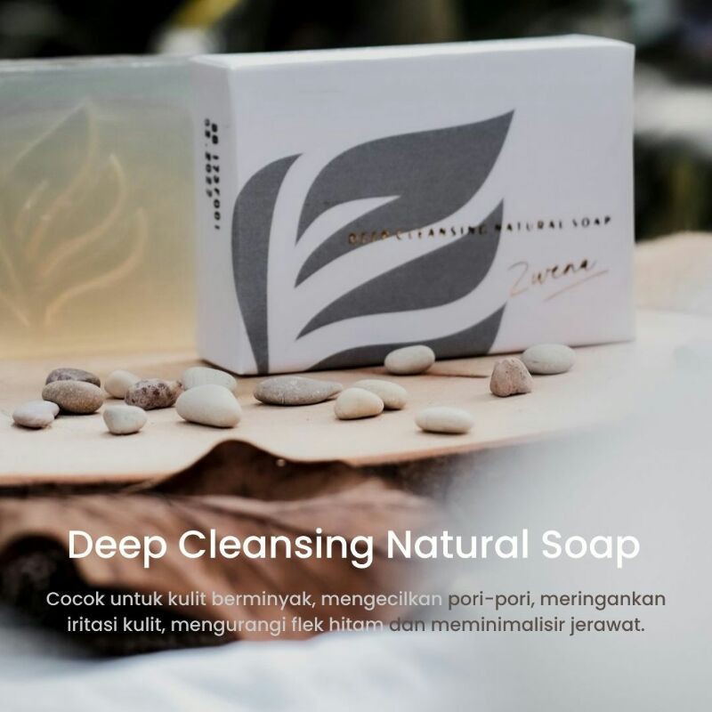 Zwena Deep Cleansing Natural Soap || Zwena Skincare Soap || Sabun Pemutih Pembersih Wajah Zwena