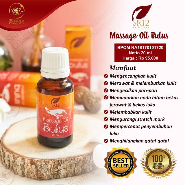 Jual MINYAK BULUS SR12 / SR12 MASSAGE OIL BULUS / MINYAK BULUS ASLI ORI ...