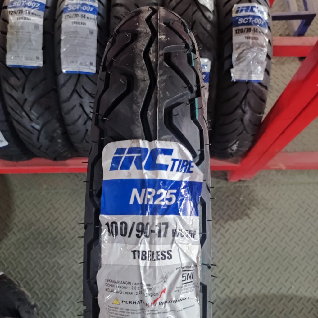 Ban motor bebek TUBELESS IRC NR25 100 90 17 NR 25