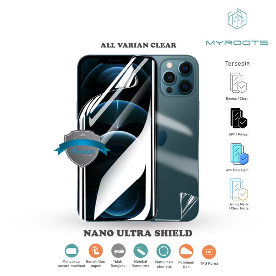 Nano Ultra Shield Myroots For Xiaomi Mi 9t - Redmi k20 Pro - Anti Gores Jelly Hydrogel