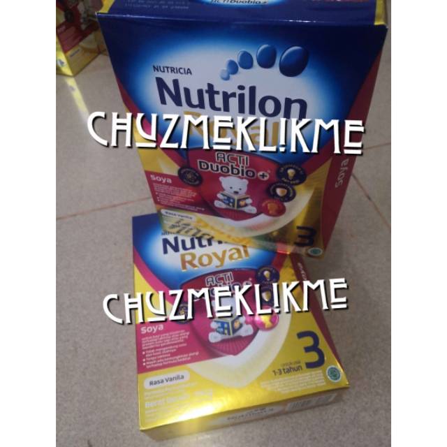 Susu nutrilon royal soya 3 (350 gram)/Susu bayi nutrilon Royal Soya 3 (1-3 thn)