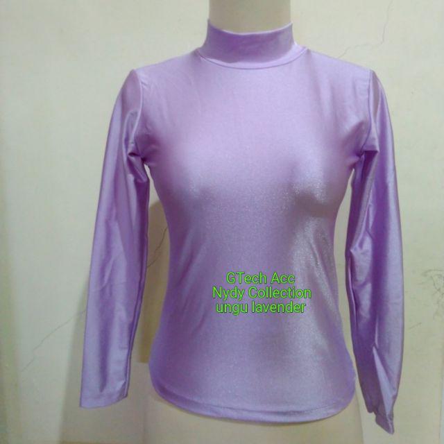 Manset Kebaya Manset Muslim Manset Glitter Manset Lycra Manset Resleting Eceran Dan Grosir-Ungu Lavender