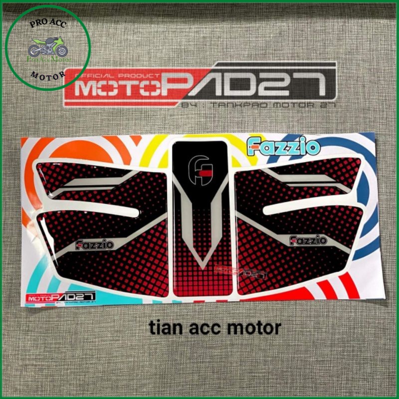 motopad27 stiker sticker resin deckpad Yamaha FAZZIO (COD)