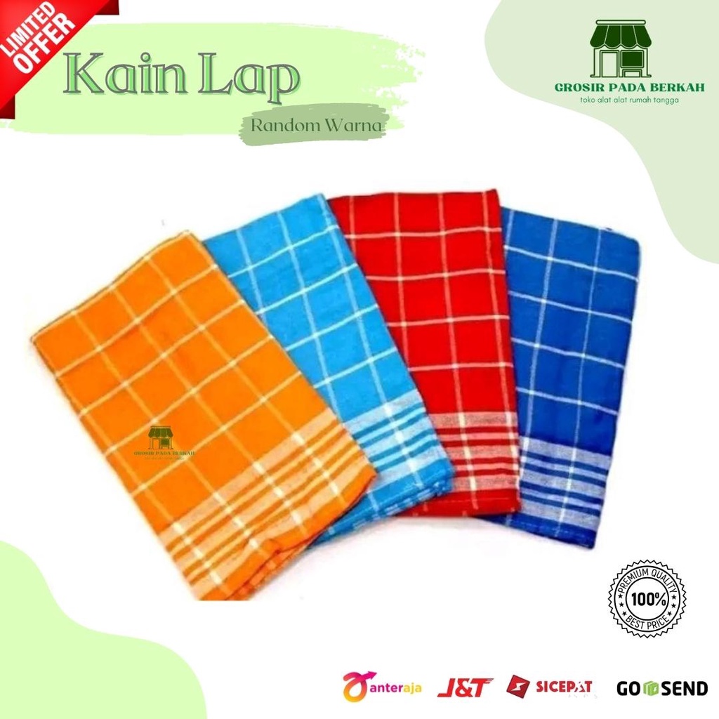 GPB - Serbet Warna Kain Kotak Kotak Random Warna