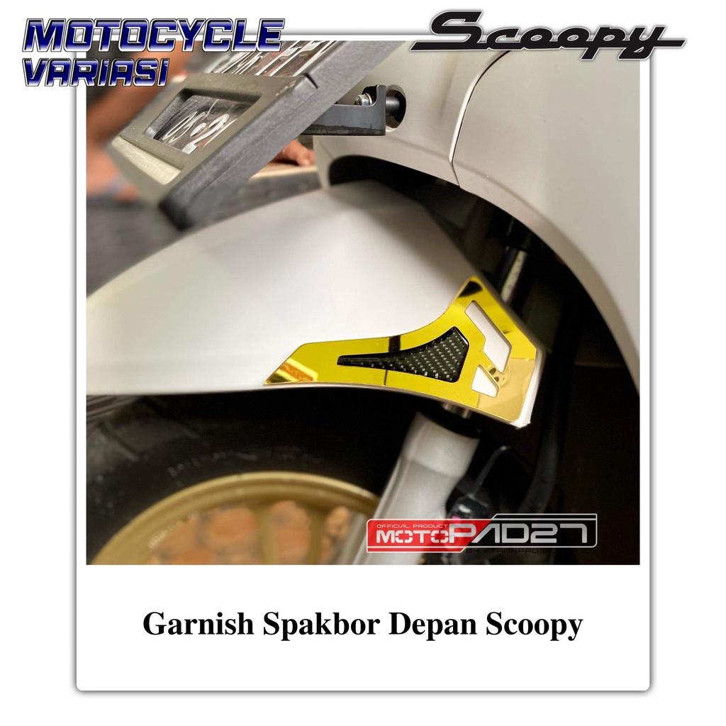 Garnish Spakbor Depan Scoopy Garnis Cover Spakbor Scoopy