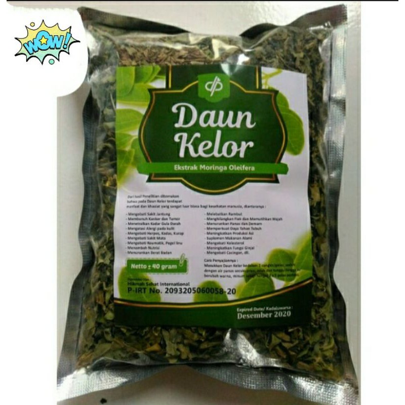 

Teh seduh / curah daun kelor minuman herbal kesehatan