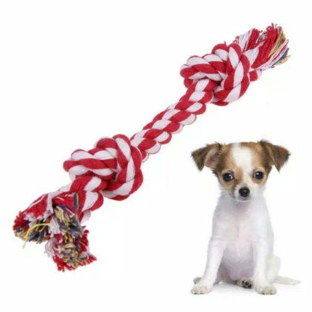 Mainan Gigit Anjing  &quot;ROPE BONE &quot; Pet Dog Chews Tali Gigit Anjing