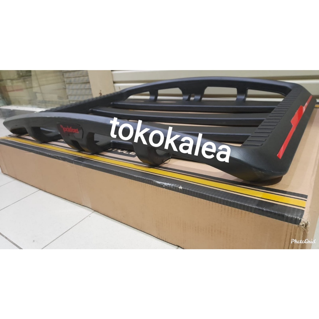 Roof Rack Bagasi Atas Mobil Toyota All New Fortuner Model Rockford Hitam