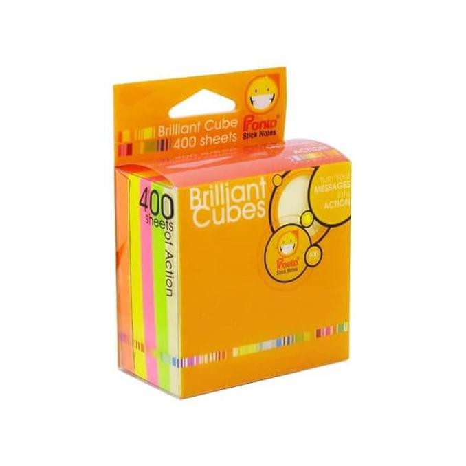 

Open Ds] Pronto Sticknotes Briliant Cube 75X75Mm | 5 Colors