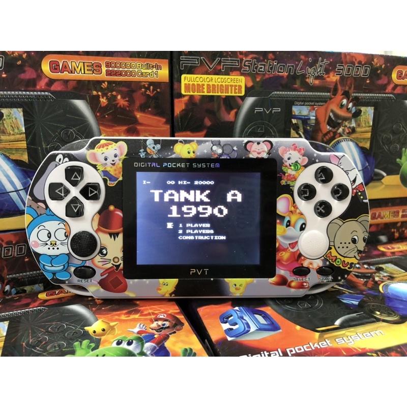 Mainan anak gameboy main 2 player dapat stik game jadul super mario contra tank 500 in 1