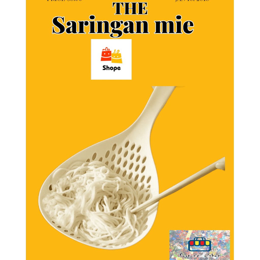 (FO) sendok mie//saringan mie sup mie tirisan//rebusan sayur daging// peralatan masak