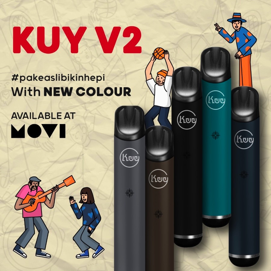 VAPOOR VAPEE KUY PODS V2 AUTHENTIC