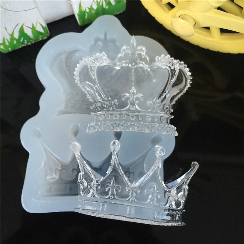 SIY  Crown Liquid Silicone Mold DIY Resin Jewelry Pendant Resin Casting Mold Tool