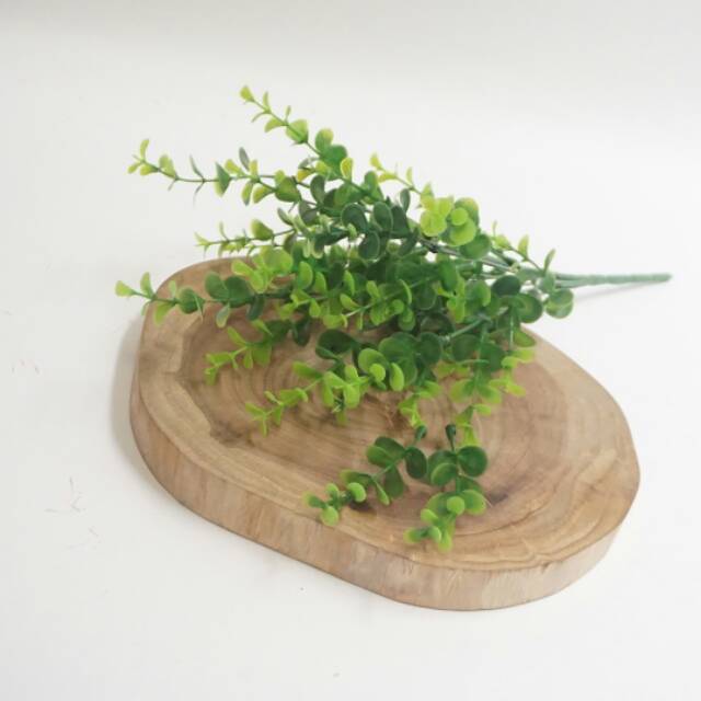 DAUN RANTAI IMITASI | ARTIFICIAL FLOWER DAUN TANAMAN LAMARAN NIKAH DEKORASI BAHAN KERAJINAN HIAS MAH