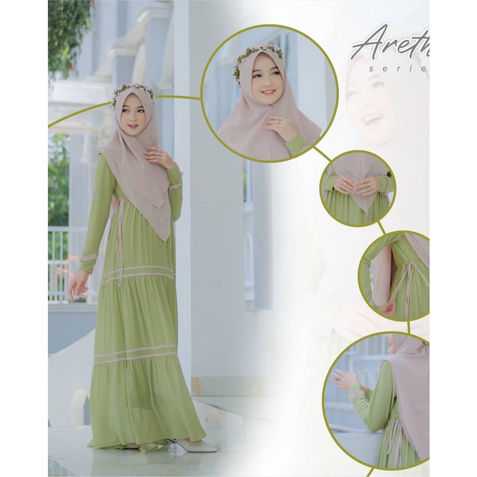 Murah [ BISA COD ] Elbina  || Size S M L XL || Fashion Muslim Wanita Keren