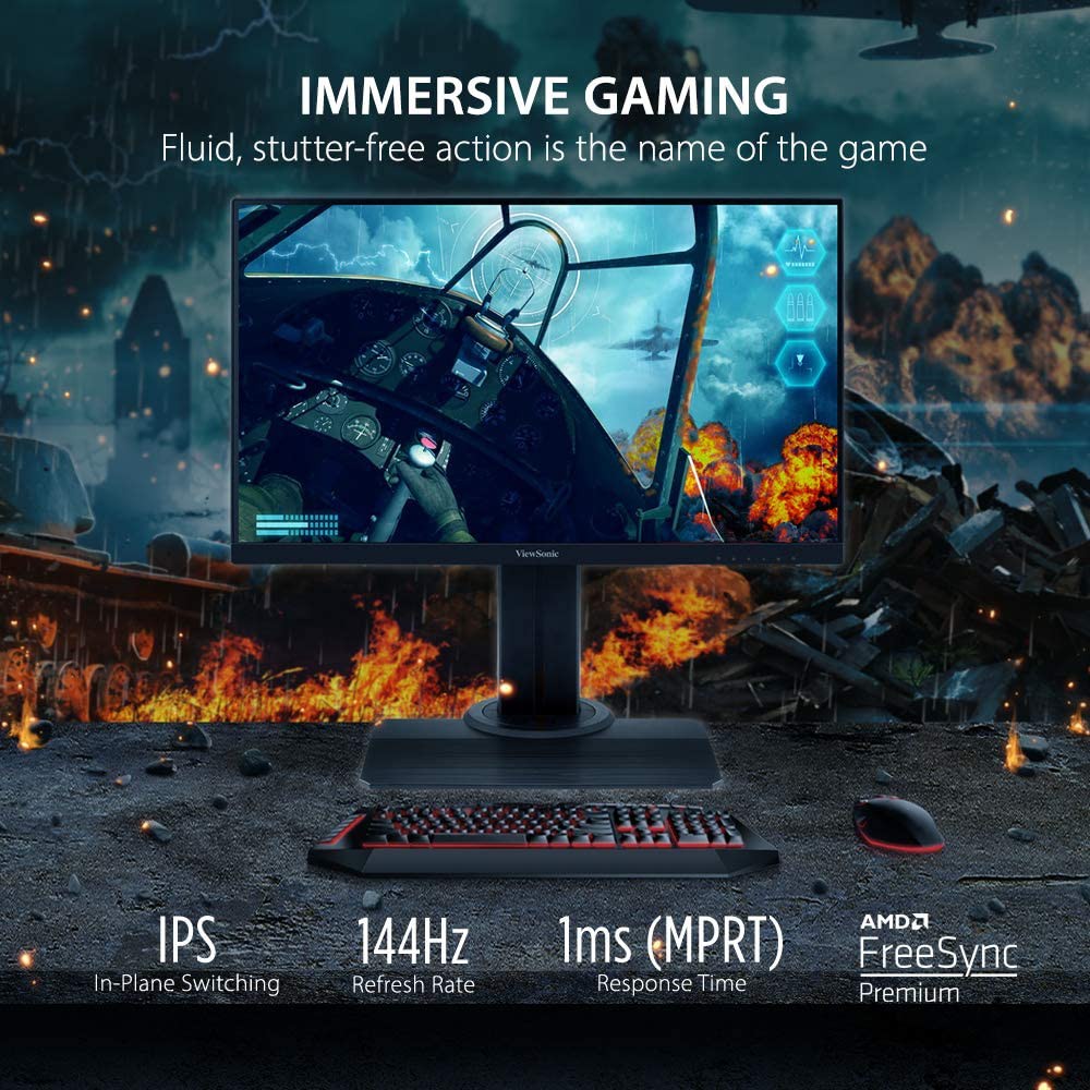 Viewsonic XG2705 2K 27inch 144Hz QHD Freesync Gaming LED Monitor