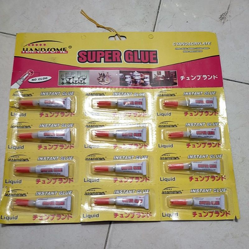 Lem power glue hansome isi 3 gram/Lem Super glue hansome