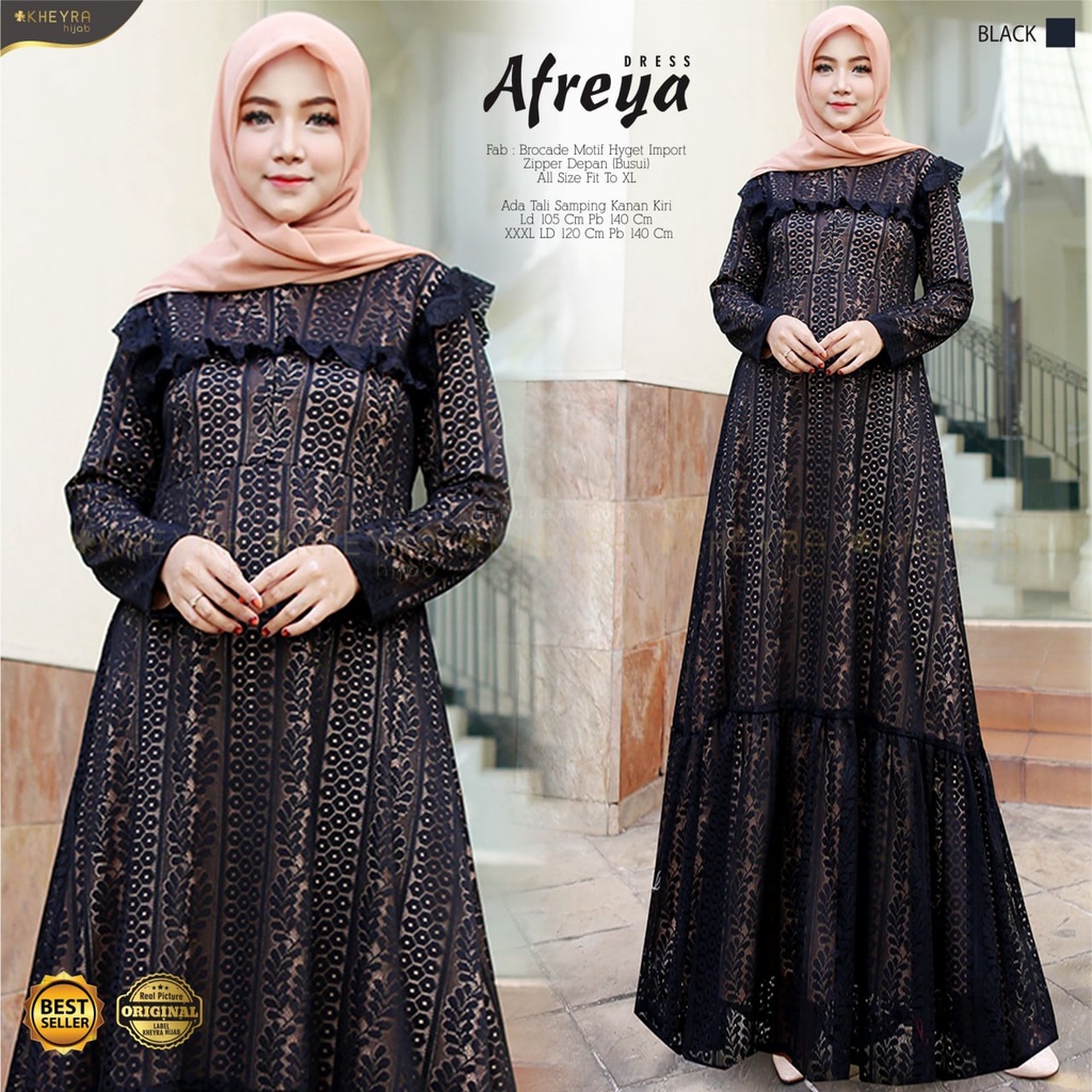 AFREYA DRESS GAMIS ORI KHEYRA HIJAB