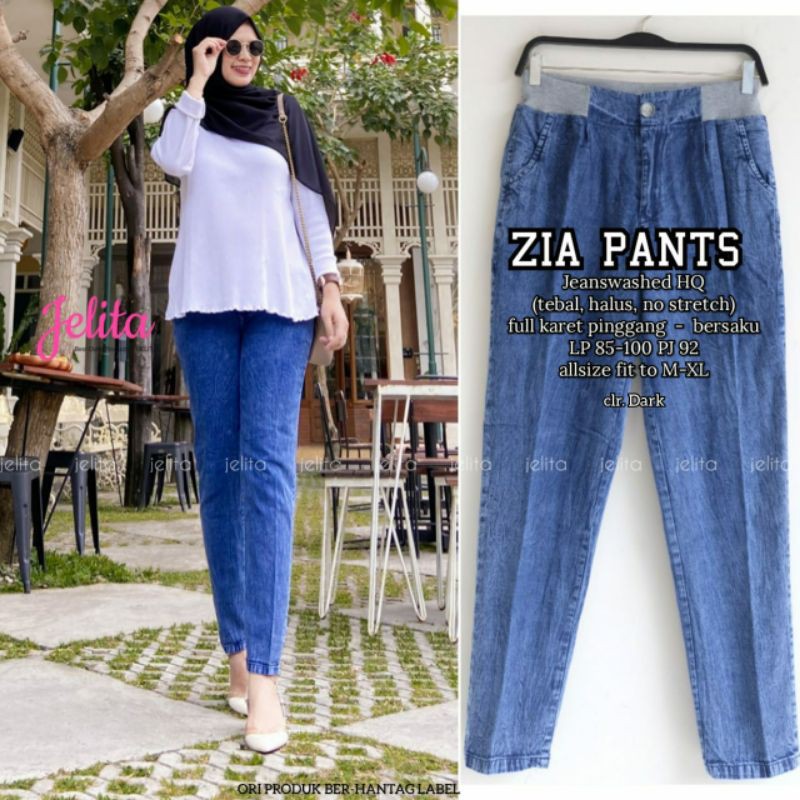 Celana Wanita Jeans Zia Pants